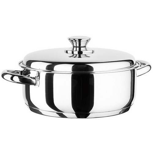 CACEROLA INOXIBAR ECCO 16CMS CON TAPA